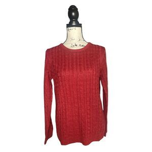 MAK Sweater SZ L cable knit sweater NWT